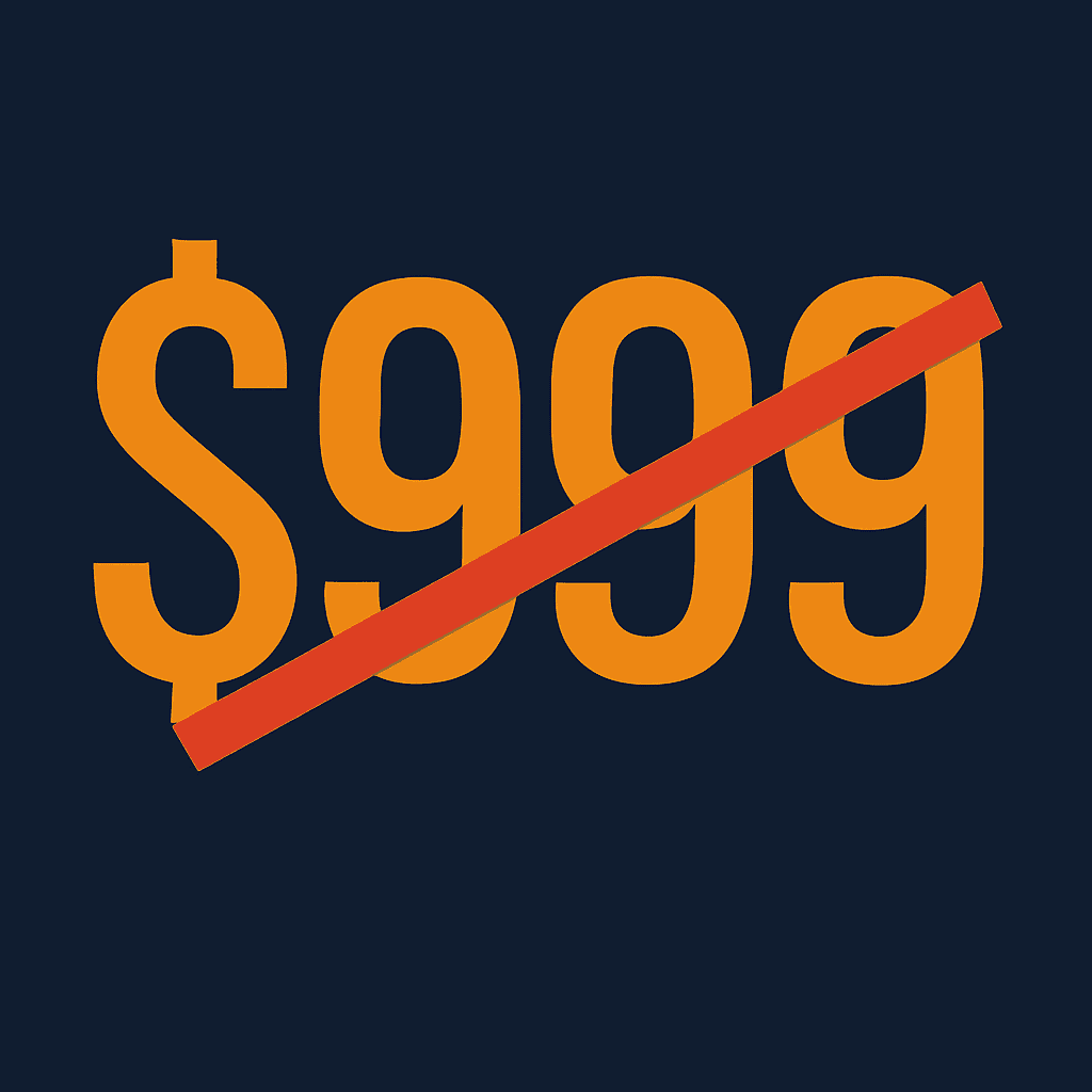 not $999 not $999