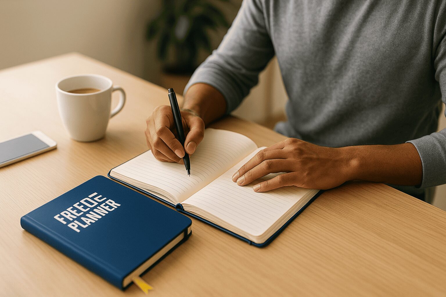 Freedom Planner on Desk