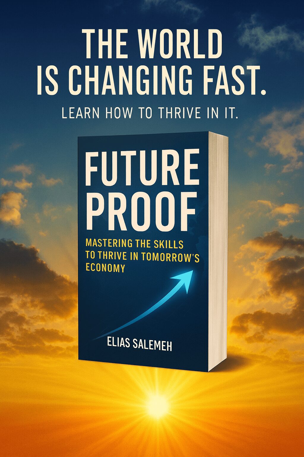 Future Proof Book alternative cover setting mockup