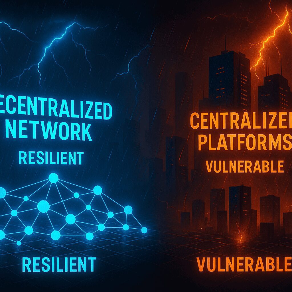 Defi strength while Cefi fails